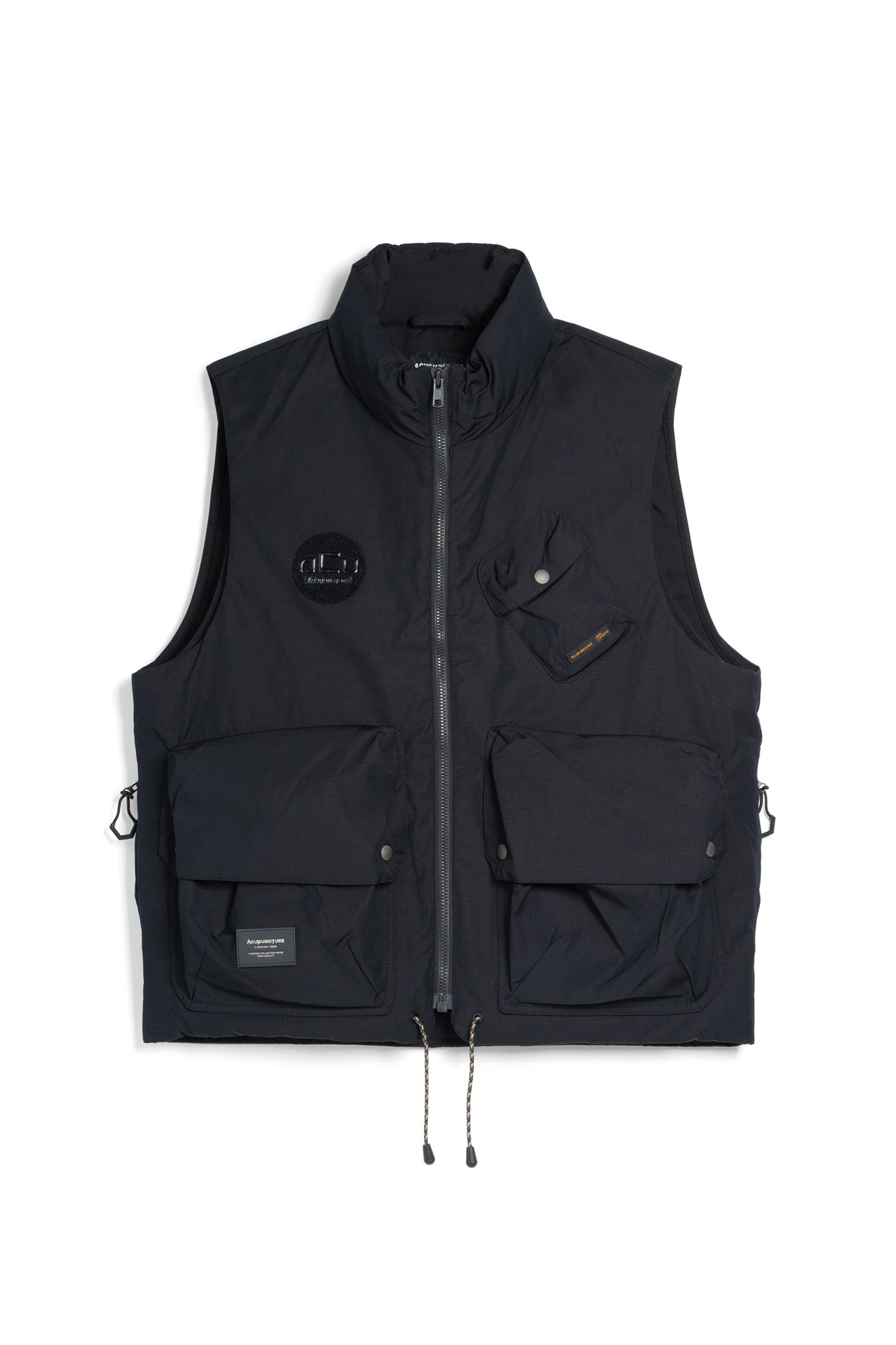 CARGO WINTER VEST BLACK
